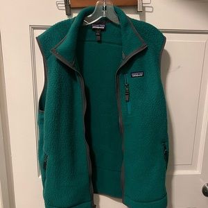 Green Patagonia Retro Pile Fleece Men’s Vest Large